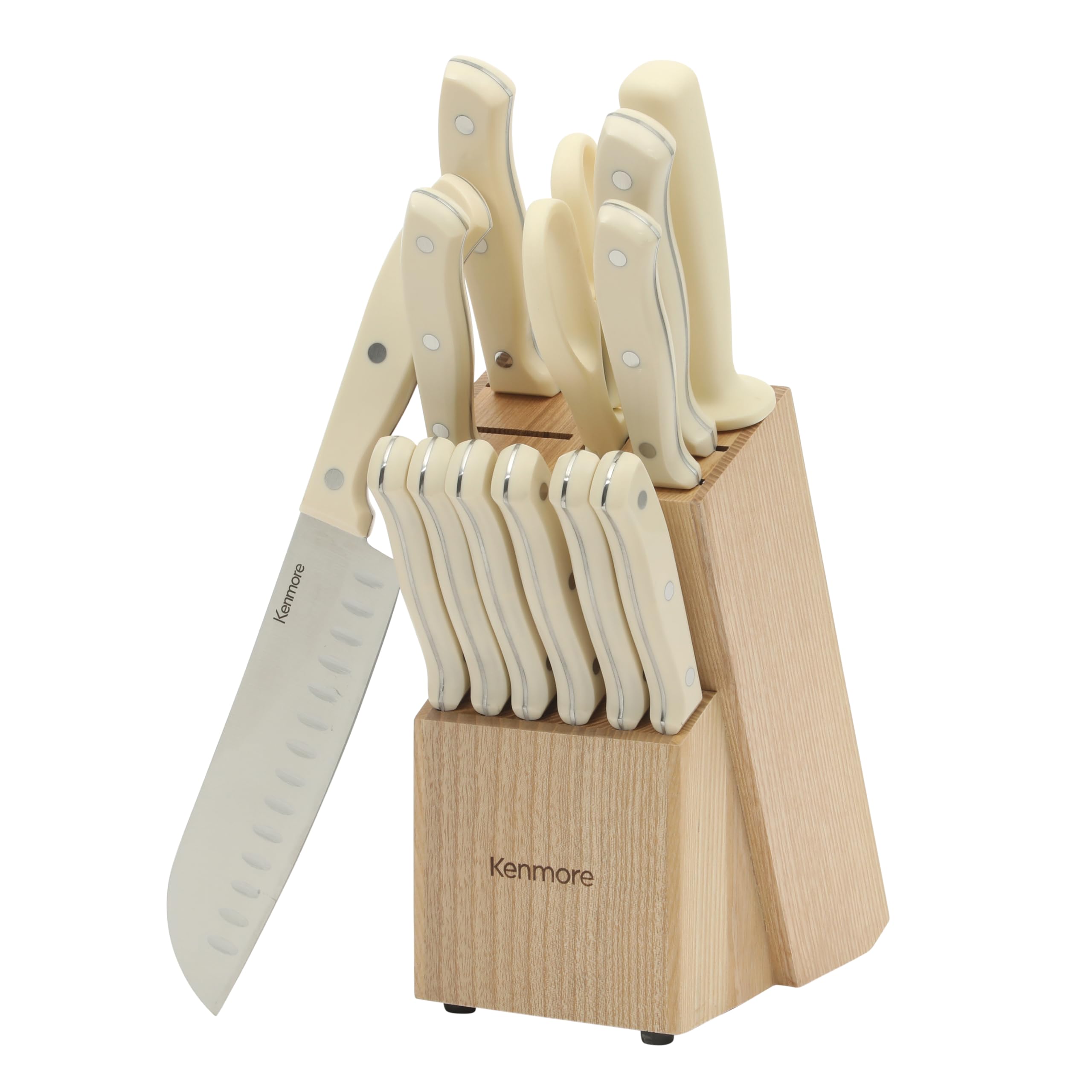 Amazon.com: Kenmore Kane 14-Piece Stainless Steel Kitchen Knife